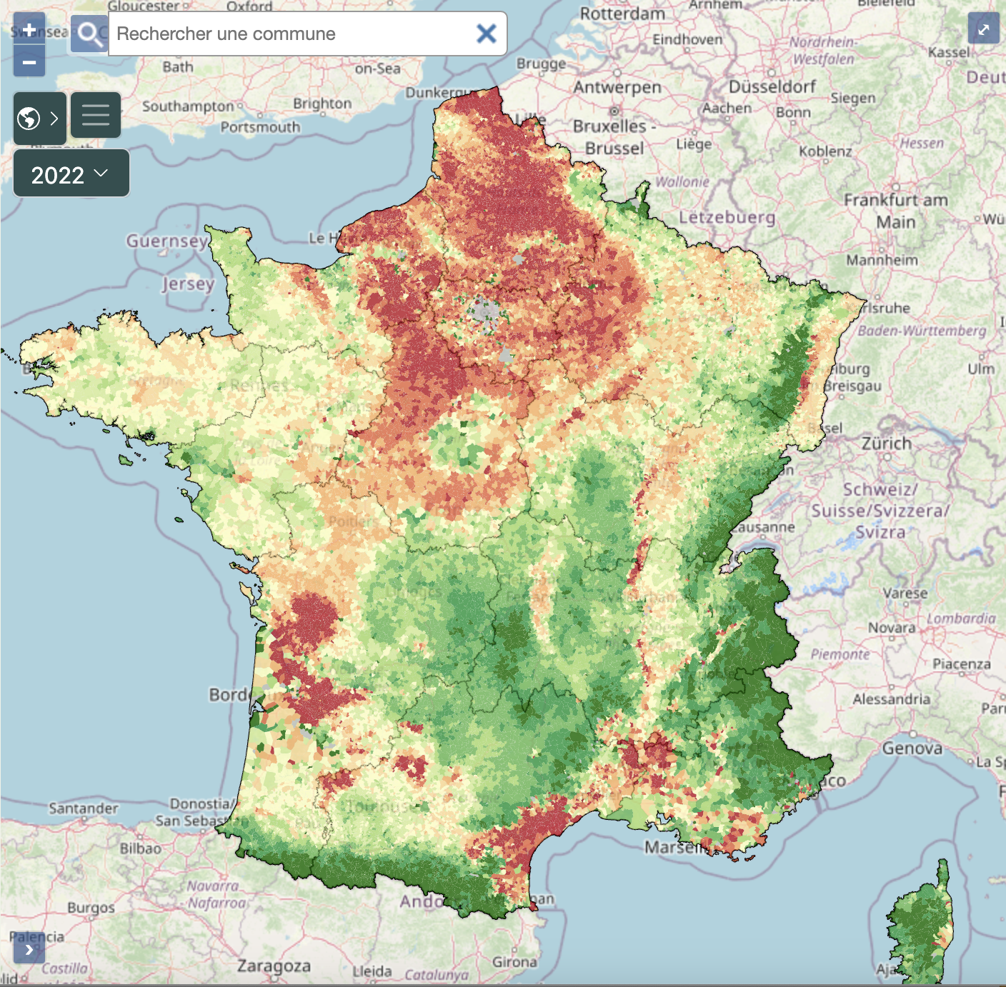 Carte Géophyto