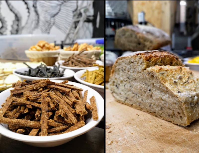 Des Biscuits Aperitifs Fabriques Grace Au Brassage De La Biere La Drecherie L A Fait